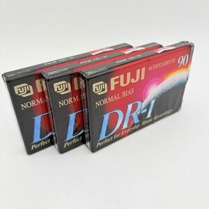 Lot of 3 FUJI DR-I 90 AUDIOCASSETTE Normal Bias Blank Cassette Tapes Sealed